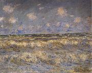 Claude Monet Rough Sea Spain oil painting artist